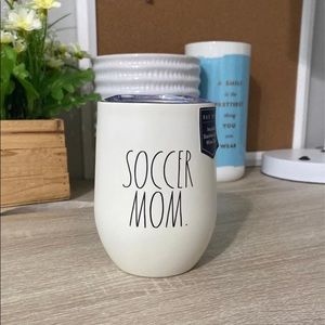 Rae Dunn “Soccer Mom” wine tumbler